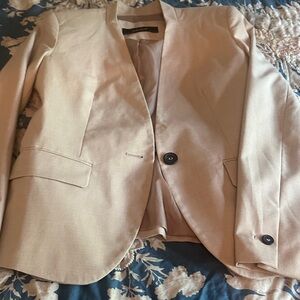 Zara Basic Beige Blazer